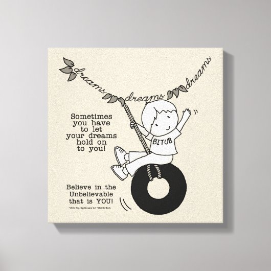 夢に誘われて キャンバスプリント (正面)