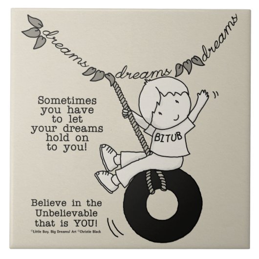 夢に誘われて タイル (正面)