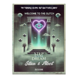 👁️ 「夢に踏み込む」Weirdcoreウェルカムポスター ポスター