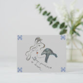 "夢に" ポストカード (スタンド正面)