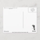 "夢に" ポストカード (裏面)