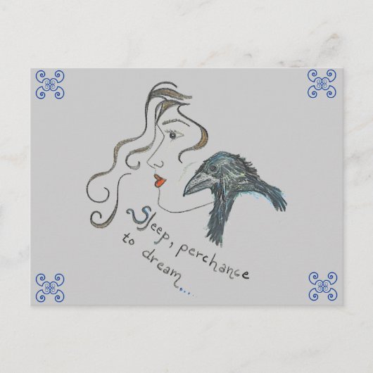 "夢に" ポストカード (正面)