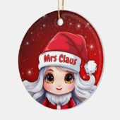 夢のあるクラウス夫人プロフィール画像 雪の降る🎄🤶 セラミックオーナメント (左)