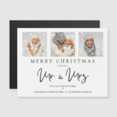 夢のあるMR&MRSクリスマス 結婚式 写真 (正面/裏面)