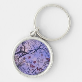 夢のたたずまい キーチェーン Violet Blossom Sky