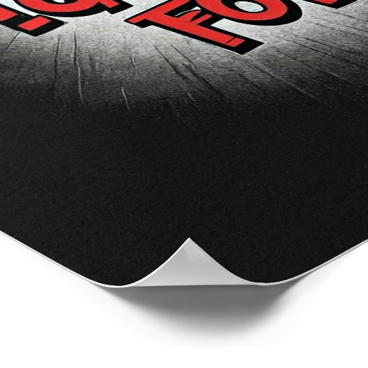 夢のために戦う:感動的引用文 ポスター (角)