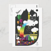 夢のまわりにを描く ポストカード (正面/裏面)