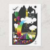 夢のまわりにを描く ポストカード (正面)