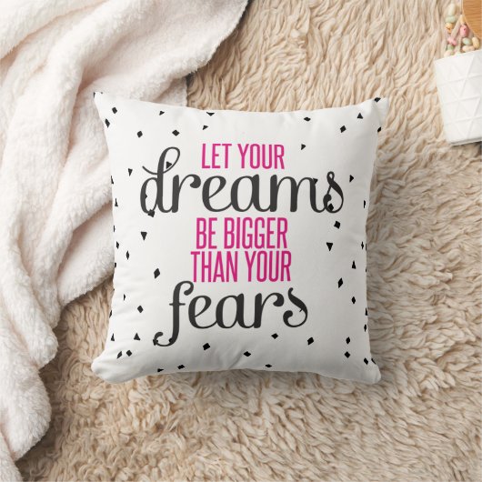 夢のやる気を起こさせるな引用文 クッション (ブランケット)