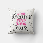 夢のやる気を起こさせるな引用文 クッション (裏面)