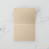 夢のようなエメラルドグリーン結婚グリッターのシーティングカード サンキューカード (内部)