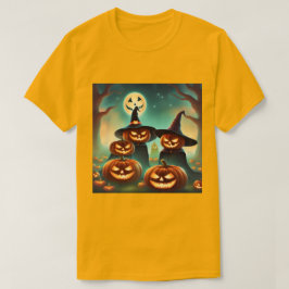 夢のようなカボチャの月明かりのTシャツ Tシャツ