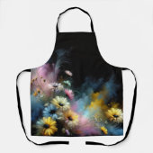 夢のようなカラフルデイジー エプロン (正面)