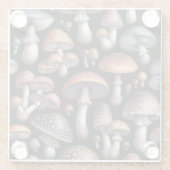 夢のようなキノコ ガラスコースター (裏面)