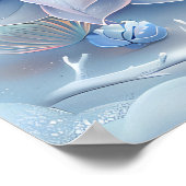 夢のようなクリスマスキャンドルのポスター ポスター (角)