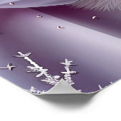 夢のようなクリスマスサンタポスター ポスター (角)