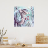 夢のようなクリスマスサンタポスター ポスター (キッチン)