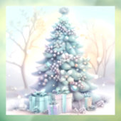 夢のようなクリスマスツリーの窓にしがみつく ウィンドウサイン (シート3)