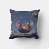 夢のようなクリスマスバブル クッション (裏面)