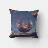 夢のようなクリスマスバブル クッション (正面)