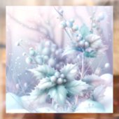 夢のようなクリスマスホリーウィンドウにしがみつく ウィンドウサイン (シート2)