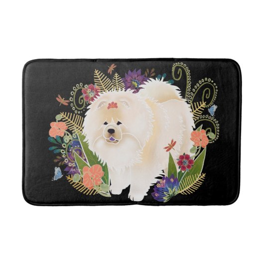 夢のようなクリーミークリームチャウクレートマット バスマット (正面)