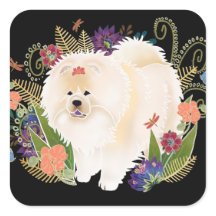 夢のようなクリーム色のチャウ