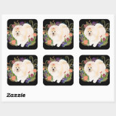 夢のようなクリーム色のチャウ スクエアシール (シート)