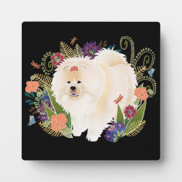 夢のようなクリーム色のチャウ フォトプラーク