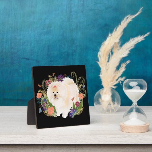 夢のようなクリーム色のチャウ フォトプラーク (インサイチュ)