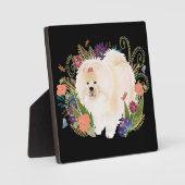 夢のようなクリーム色のチャウ フォトプラーク (正面)