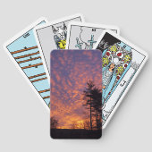 夢のようなサンライズ雲の写真 トランプ (裏面)