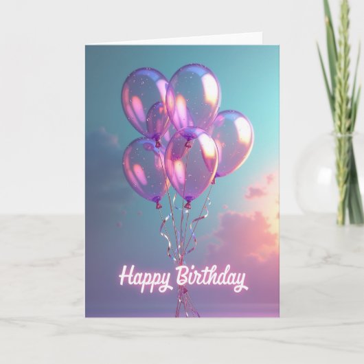 夢のようなスフィアの誕生日カード カード (正面)