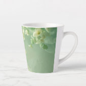 夢のようなソフトセージとミントグリーンの花柄 カフェラテマグ (右)