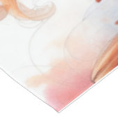 夢のようなタイガーリリーの水色 テーブルクロス (アングル)