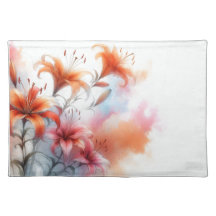 夢のようなタイガーリリーの水色