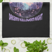 夢のようなハロウィーンの夜 キッチンタオル (折り畳み)