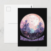 夢のようなハロウィーンの夜 ポストカード (正面/裏面)