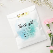 夢のようなパステルの空のスプラッシュ感謝していビジネスお好み フェイバーバッグ (封をした状態)