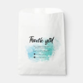 夢のようなパステルの空のスプラッシュ感謝していビジネスお好み フェイバーバッグ (正面)