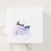 夢のようなパステルの空のスプラッシュ感謝していビジネスユー フェイバータグ (インサイチュ)