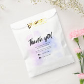 夢のようなパステルの空のスプラッシュ感謝していビジネスユー フェイバーバッグ (封をした状態)