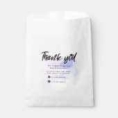 夢のようなパステルの空のスプラッシュ感謝していビジネスユー フェイバーバッグ (正面)