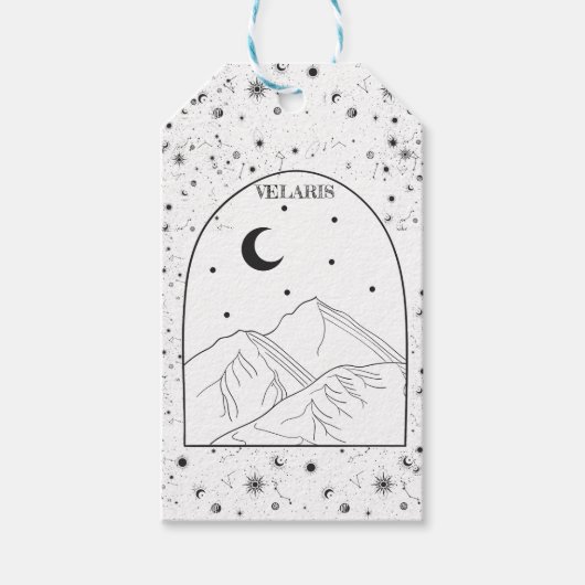 夢のようなビラリス窓 ギフトタグ (正面)