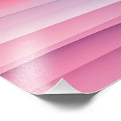 夢のようなピンクと紫の山並み フォトプリント (角)