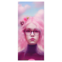 夢のようなピンクのブックマーク