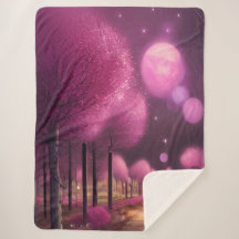 夢のようなピンクの夜景