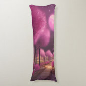 夢のようなピンクの夜景 ボディピロー (正面縦)