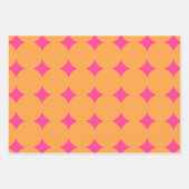 夢のようなピンクの星 ラッピングペーパーシート (正面2)