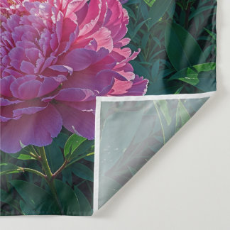 夢のようなピンクの芍薬の庭の芸術 タペストリー